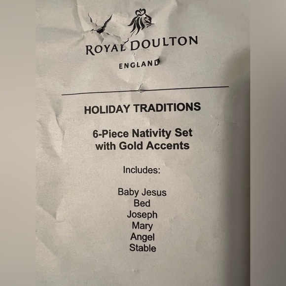 Royal Doulton Nativity Set - Picture 6 of 6